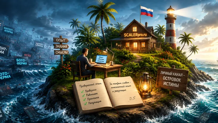 Можно ли верить интернету? Личный канал, как островок истины. @scalerPRO